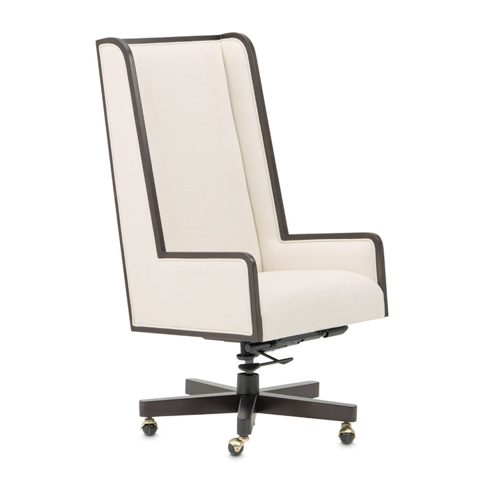 AICO Furniture - Belmont Place Swivel Desk Chair in Espresso - N9085245-409