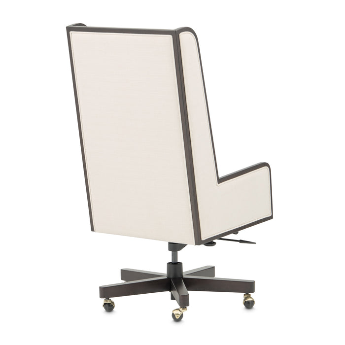 AICO Furniture - Belmont Place Swivel Desk Chair in Espresso - N9085245-409