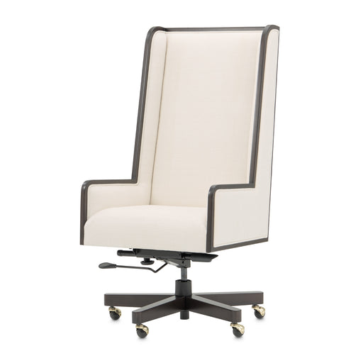 AICO Furniture - Belmont Place Swivel Desk Chair in Espresso - N9085245-409 - GreatFurnitureDeal