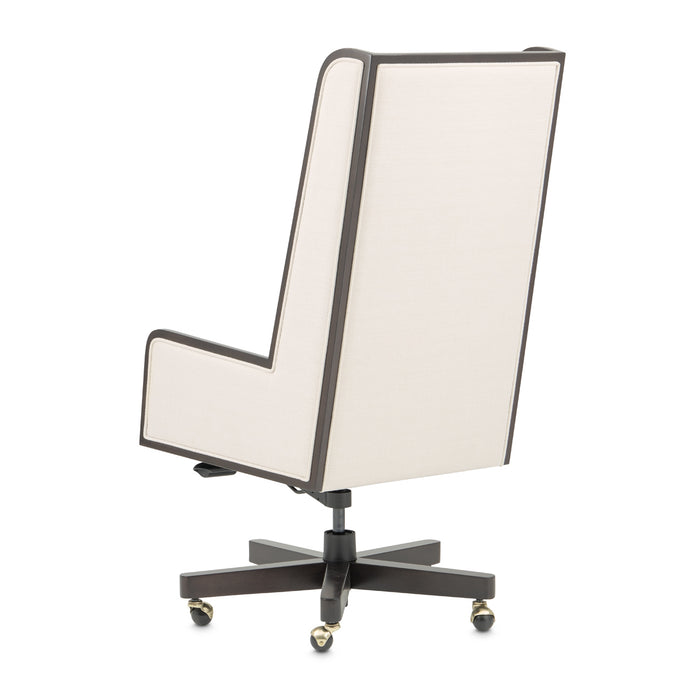AICO Furniture - Belmont Place Swivel Desk Chair in Espresso - N9085245-409