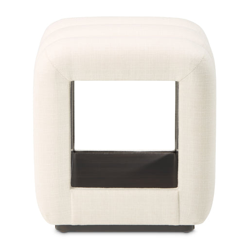 AICO Furniture - Belmont Place Vanity Bench in Cream/Espresso - N9085804-409 - GreatFurnitureDeal