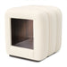 AICO Furniture - Belmont Place Vanity Bench in Cream/Espresso - N9085804-409 - GreatFurnitureDeal