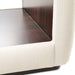 AICO Furniture - Belmont Place Vanity Bench in Cream/Espresso - N9085804-409 - GreatFurnitureDeal