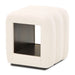 AICO Furniture - Belmont Place Vanity Bench in Cream/Espresso - N9085804-409 - GreatFurnitureDeal