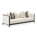 AICO Furniture - Belmont Place 3 Piece Living Room Set in Espresso - N9085815-CREAM-409-3SET - GreatFurnitureDeal