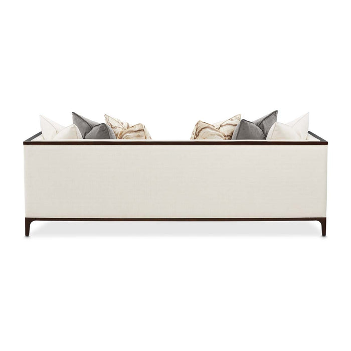 AICO Furniture - Belmont Place 2 Piece Sofa Set in Espresso - N9085815-CREAM-409-2SET - GreatFurnitureDeal