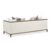 AICO Furniture - Belmont Place 2 Piece Sofa Set in Espresso - N9085815-CREAM-409-2SET - GreatFurnitureDeal