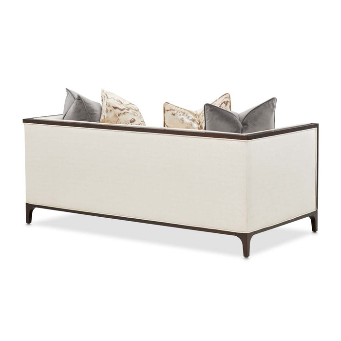 AICO Furniture - Belmont Place 2 Piece Sofa Set in Espresso - N9085815-CREAM-409-2SET - GreatFurnitureDeal