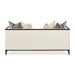 AICO Furniture - Belmont Place Loveseat in Espresso - N9085825-CREAM-409 - GreatFurnitureDeal