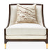AICO Furniture - Belmont Place Accent Chair in Espresso - N9085834-CREAM-409 - GreatFurnitureDeal
