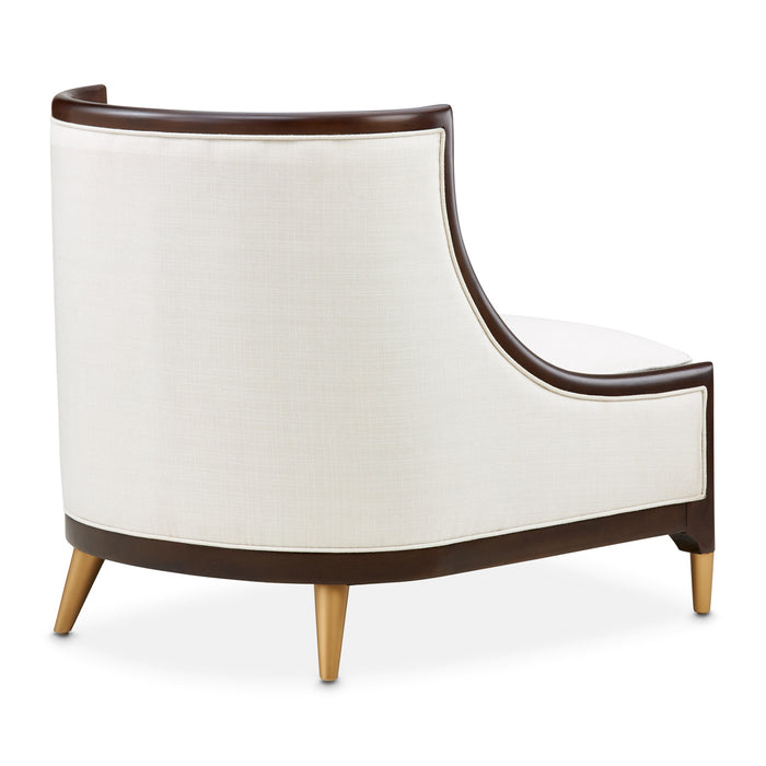 AICO Furniture - Belmont Place Accent Chair in Espresso - N9085834-CREAM-409 - GreatFurnitureDeal