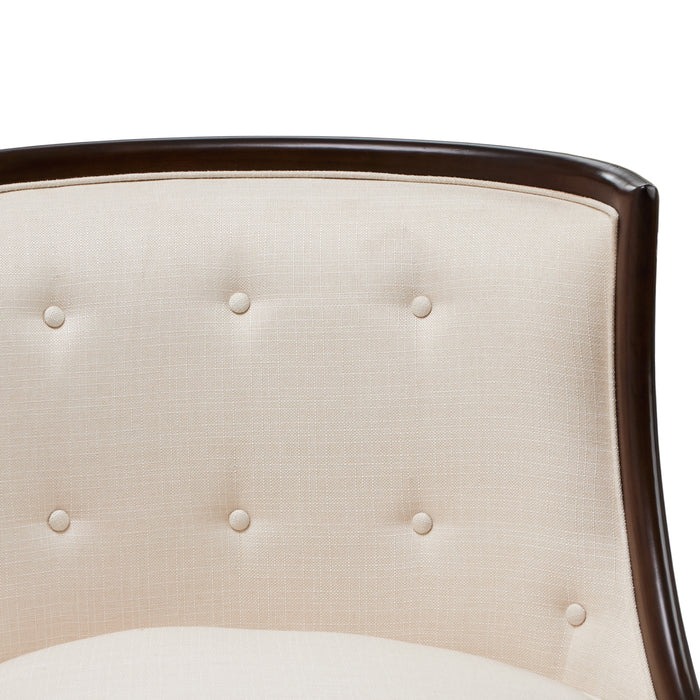 AICO Furniture - Belmont Place Accent Chair in Espresso - N9085834-CREAM-409 - GreatFurnitureDeal