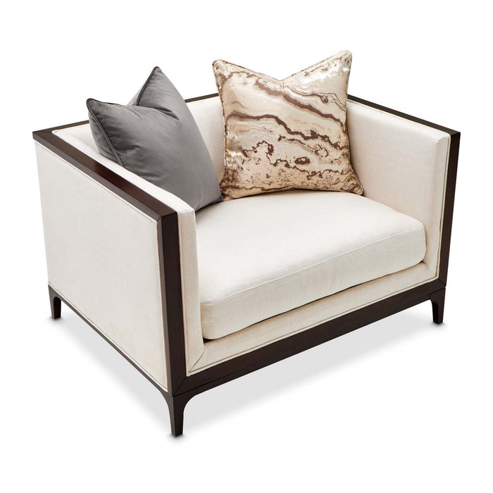 AICO Furniture - Belmont Place 3 Piece Living Room Set in Espresso - N9085815-CREAM-409-3SET