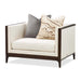 AICO Furniture - Belmont Place 3 Piece Living Room Set in Espresso - N9085815-CREAM-409-3SET - GreatFurnitureDeal