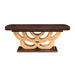 AICO Furniture - Camellia Field 11 Piece Rectangular Pedestal Dining Table Set in Warm Pecan - N9090002-400-11SET - GreatFurnitureDeal