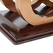 AICO Furniture - Camellia Field 5 Piece Rectangular Pedestal Dining Table Set in Warm Pecan - N9090002-400-5SET - GreatFurnitureDeal