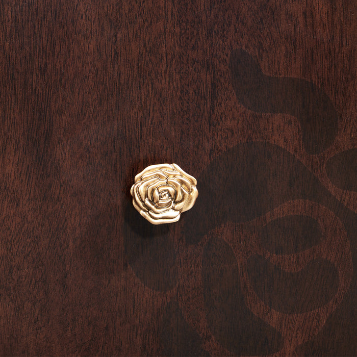 AICO Furniture - Camellia Field"Media Cabinet"Warm Pecan - N9090081-400 - GreatFurnitureDeal