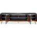 AICO Furniture - Camellia Field"Media Cabinet"Warm Pecan - N9090081-400 - GreatFurnitureDeal