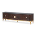 AICO Furniture - Camellia Field"Media Cabinet"Warm Pecan - N9090081-400 - GreatFurnitureDeal