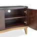 AICO Furniture - Camellia Field"Media Cabinet"Warm Pecan - N9090081-400 - GreatFurnitureDeal