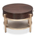 AICO Furniture - Camellia Field - Oval Cocktail Table - Warm Pecan - N9090201-400 - GreatFurnitureDeal