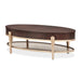 AICO Furniture - Camellia Field - Oval Cocktail Table - Warm Pecan - N9090201-400 - GreatFurnitureDeal