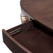 AICO Furniture - Camellia Field - Oval Cocktail Table - Warm Pecan - N9090201-400 - GreatFurnitureDeal