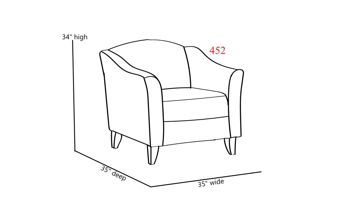 Southern Home Furnishings - Jango Accent Chair in Multi - 552 Jango Fossil-MTO - GreatFurnitureDeal