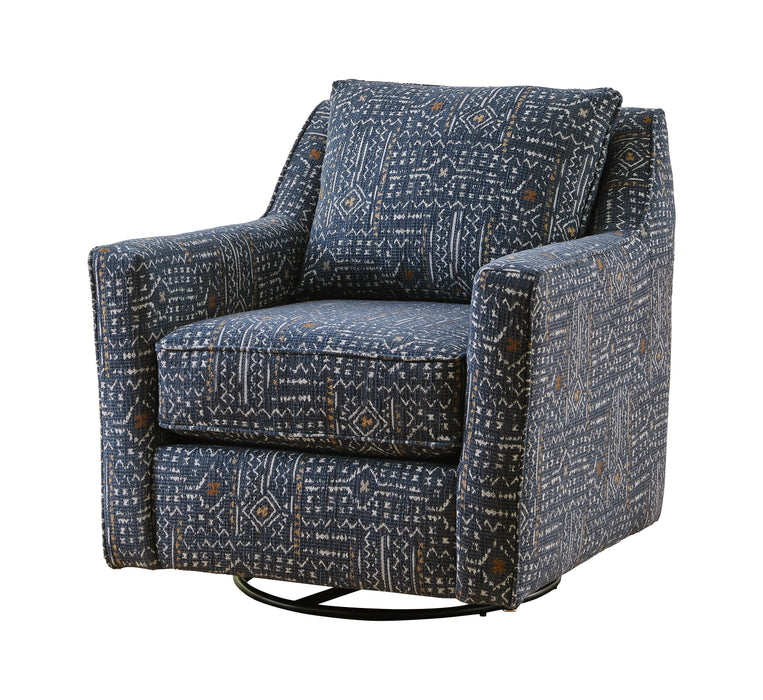 Southern Home Furnishings - Calculate Chair in Denim - 67-02G Calculate Denim-MTO - GreatFurnitureDeal