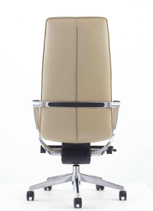 VIG Furniture - Modrest - Nadella Modern Beige High Back Executive Office Chair - VGFU-FK003-A-BG-OFF-CH - GreatFurnitureDeal