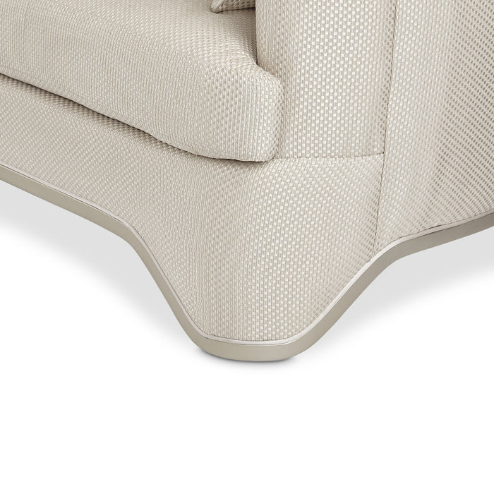 AICO Furniture - London Place Loveseat in Light Champagne - NC9004825-CHPGN-124