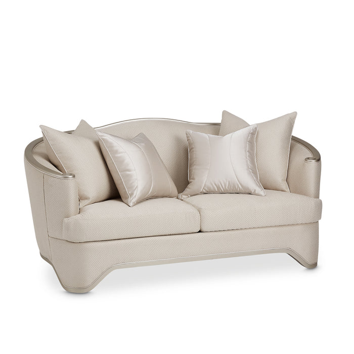 AICO Furniture - London Place Loveseat in Light Champagne - NC9004825-CHPGN-124