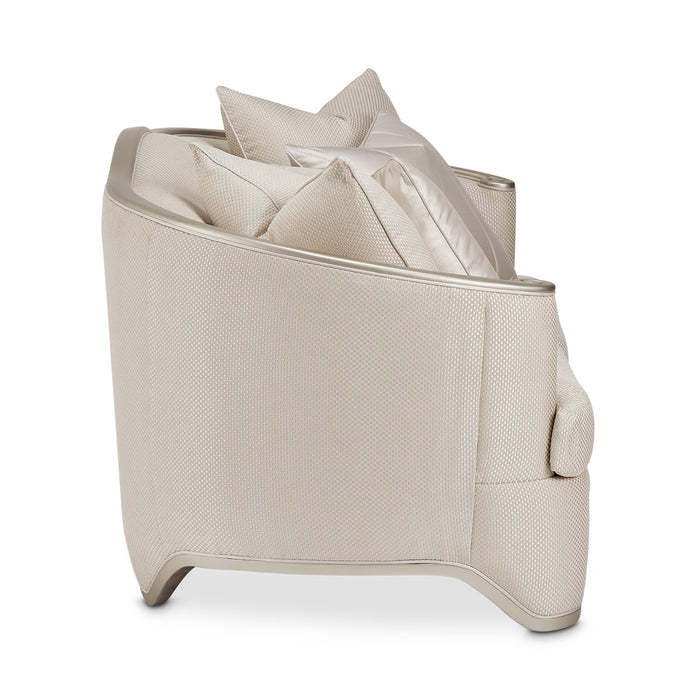 AICO Furniture - London Place Loveseat in Light Champagne - NC9004825-CHPGN-124