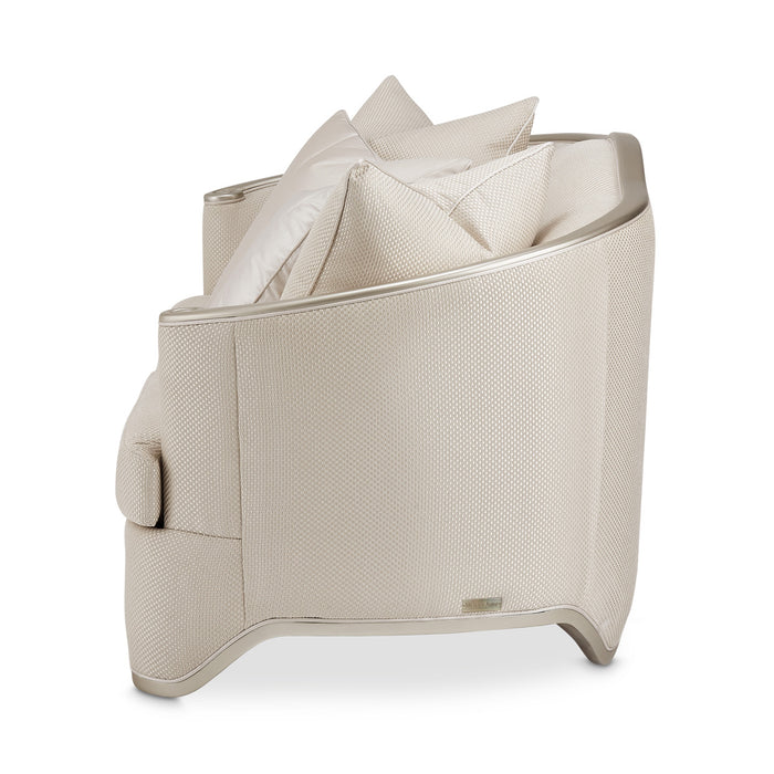 AICO Furniture - London Place Loveseat in Light Champagne - NC9004825-CHPGN-124