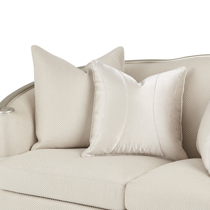 AICO Furniture - London Place Loveseat in Light Champagne - NC9004825-CHPGN-124