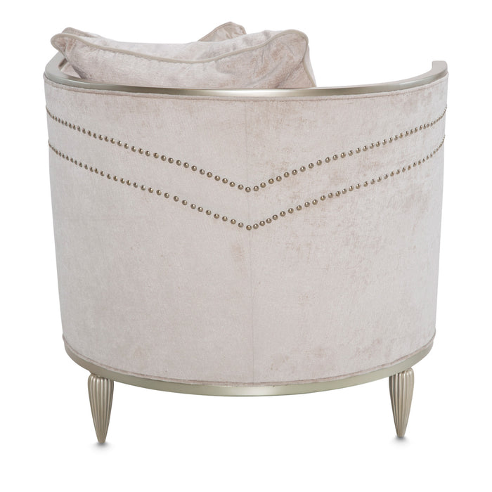 AICO Furniture - London Place RAF Chaise in Light Champagne - NC9004842-PARCH-124