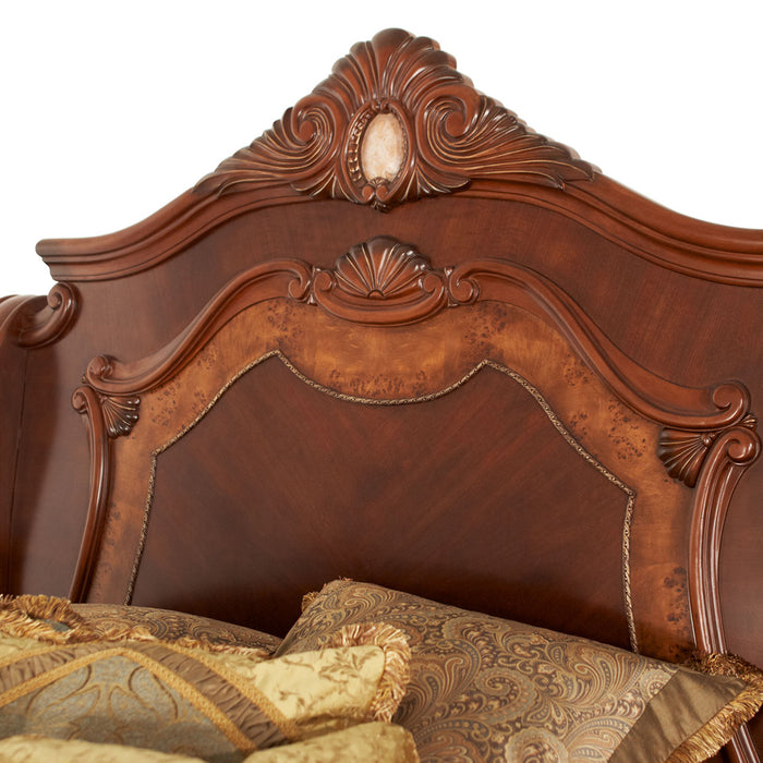 AICO Furniture - Cortina 3 Piece California King Sleigh Bedroom Set - N65000CKSL-28-3SET - GreatFurnitureDeal