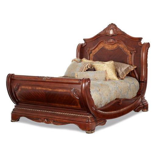 AICO Furniture - Cortina 3 Piece California King Sleigh Bedroom Set - N65000CKSL-28-3SET - GreatFurnitureDeal