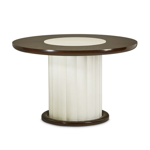 AICO Furniture - Paris Chic 48'' Round Dining Table in Espresso - NF9003001-409 - GreatFurnitureDeal