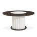 AICO Furniture - Paris Chic 60 Round Dining Table in Espresso - NF9003101-409