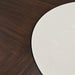 AICO Furniture - Paris Chic 60 Round Dining Table in Espresso - NF9003101-409