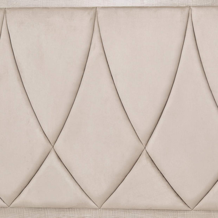 AICO Furniture - Marin Queen Panel Bed (3 pc) in Greige - NKI-MRNQN-139