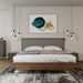 VIG Furniture - Nova Domus Metcalf - Mid-Century Walnut & Grey California King Bedroom Set - VGMABR-120-WAL-BED-SET-CK - GreatFurnitureDeal