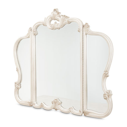 AICO Furniture - Platine De Royale Vanity Mirror in Champagne - NR09068-201 - GreatFurnitureDeal
