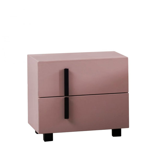 American Eagle Furniture - NS-D083 Pink Nightstand - NS-D083-PNK