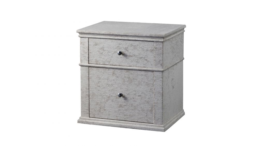 American Eagle Furniture - NS006 Beige Fabric Nightstand - NS006-BE