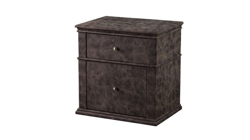 American Eagle Furniture - NS006 Brown Fabric Nightstand - NS006-BR - GreatFurnitureDeal