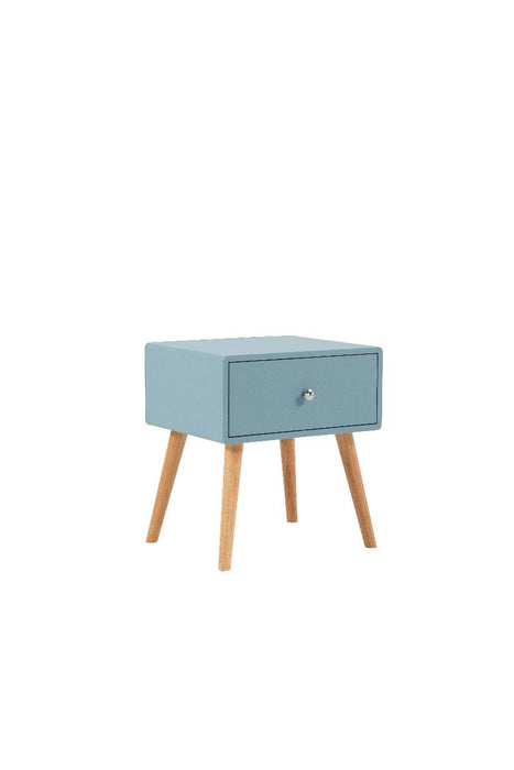 American Eagle Furniture - NS010-BLUE Blue Nightstand - NS010-BLUE