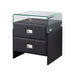 American Eagle Furniture - NS035 Black Nightstand - NS035-BK - GreatFurnitureDeal