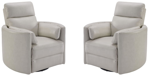 Parker Living - Radius Power Swivel Glider Recliner in Florence Ivory (Set of 2) - MRAD#812GSP-P25-2-FIV - GreatFurnitureDeal